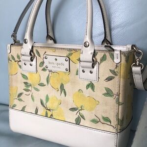 Kate Spade Lemon Cream Purse